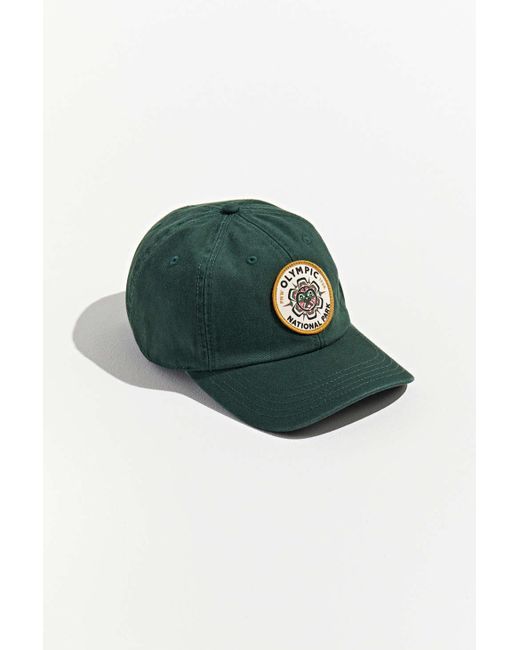 Urban Outfitters Green Olympic National Park Baseball Hat for men