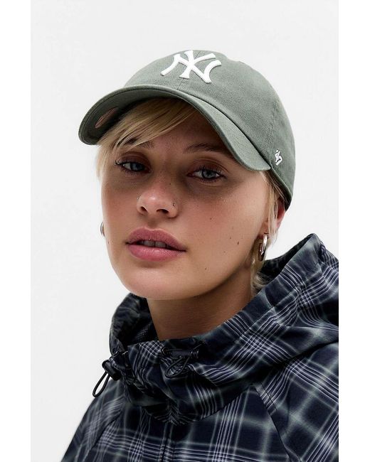 '47 Black Khaki Ny Yankees Clean Up Cap