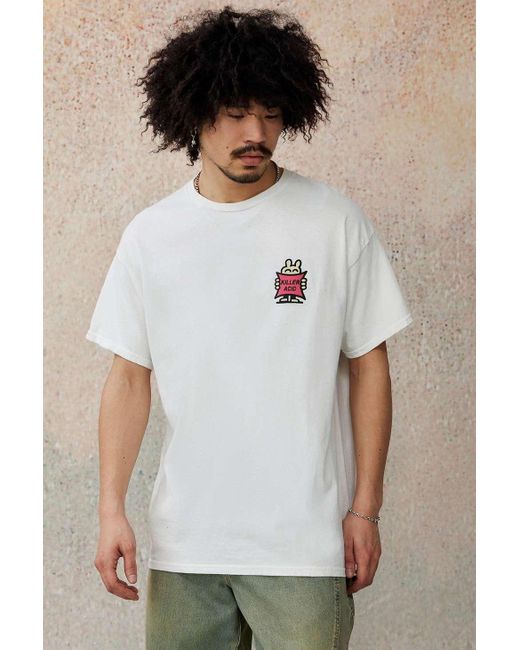 Urban Outfitters White Uo Killer Acid T-shirt for men