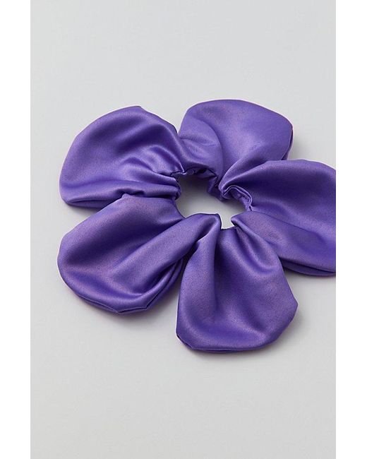 Urban Outfitters Purple Flower Petal Scrunchie