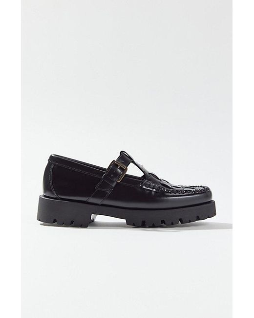 G.H.BASS Black G. H.Bass Fisherman Mary Jane Loafer