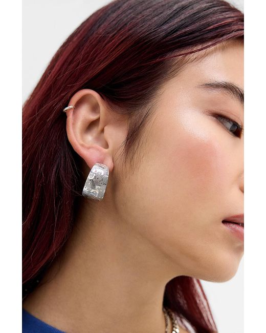 Silence + Noise Brown Silence + Noise Etched Rose Earrings 3-pack
