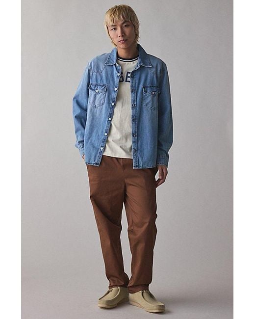 Cookman Blue X Fatburger Solid Chef Pant for men
