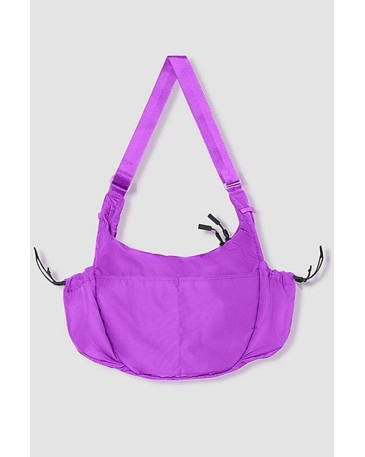 BABOON TO THE MOON Purple Crescent Crossbody Big