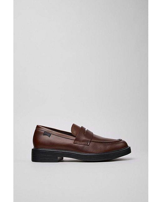Camper Brown Dean Leather Loafer for men
