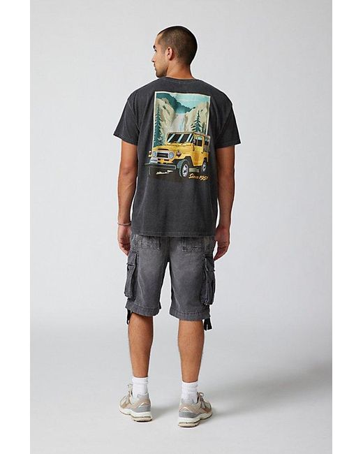 Urban Outfitters Black Toyota Land Cruiser Vintage Graphic Tee for men