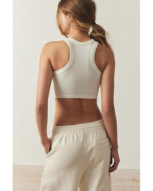 Out From Under White Seamless Sport Tank Top