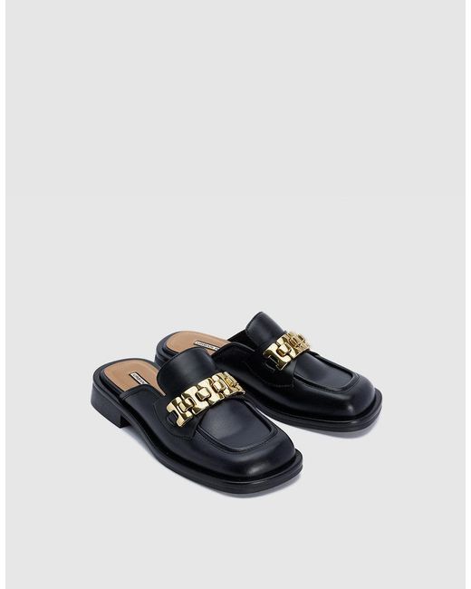 Urban Revivo Platform Loafer Mules in Black (White) Lyst