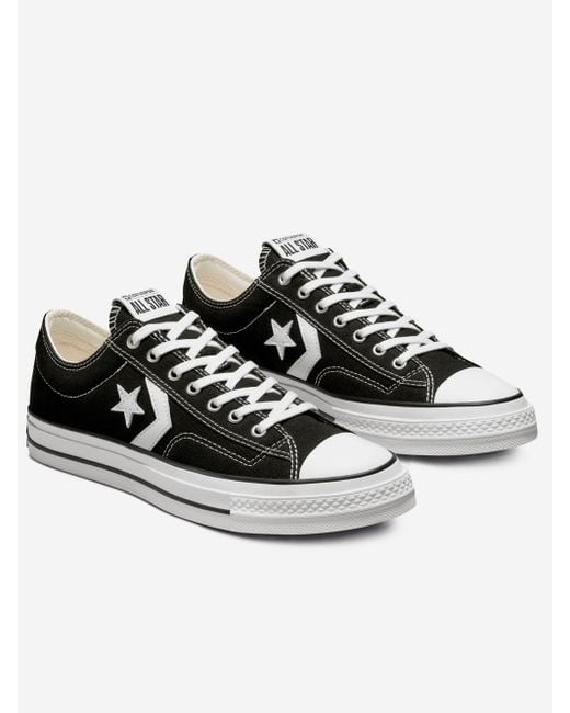 Converse Star Player 76 Ox Sneakers in Black | Lyst UK