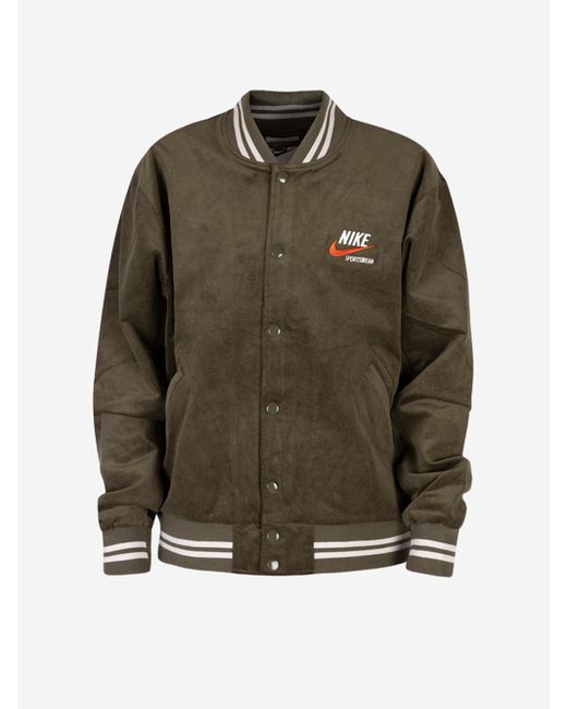 Nike Trend Bomber Jacket In Corduroy Man in Green for Men Lyst UK