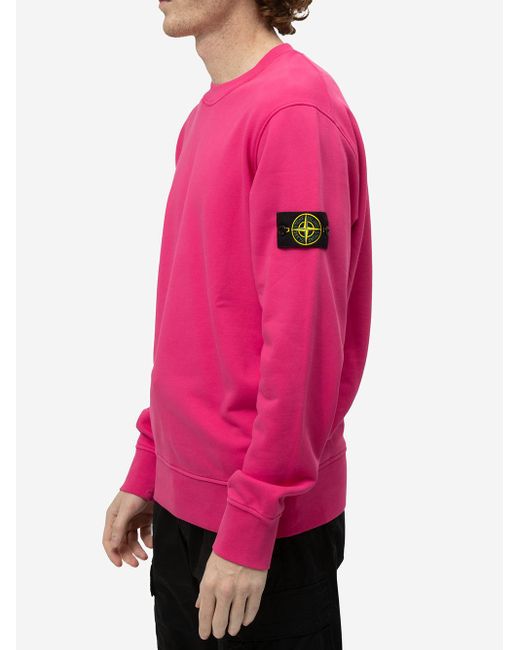 felpa girocollo stone island