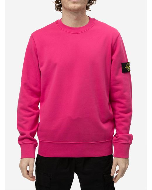 felpa girocollo stone island