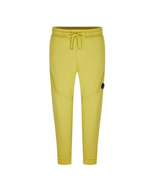 C P Company Yellow Lens Fleece Track Pants for men