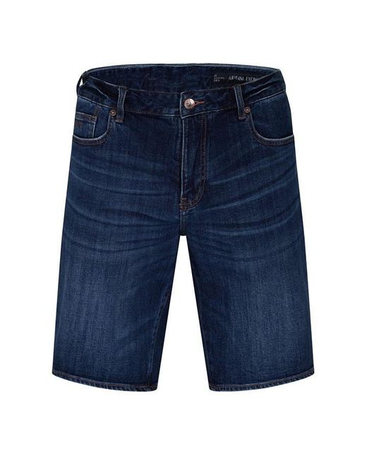 Armani Exchange Blue Bermuda Shorts for men