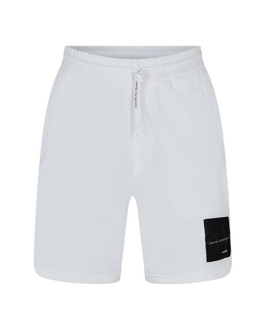Armani Exchange White Shorts for men