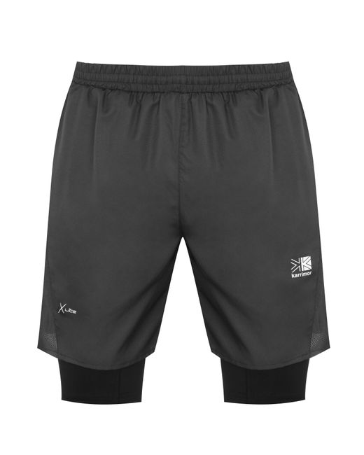 Karrimor Gray Xlite 2in1 Performance Shorts for men