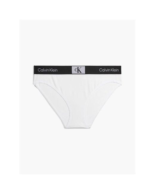 Calvin Klein White Modern Bikini Briefs