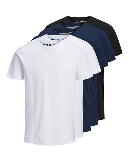 Jack & Jones Blue Basic 5-pack T-shirt for men