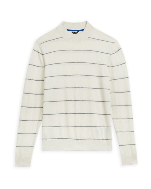 Ted Baker White Nocal Jumper for men