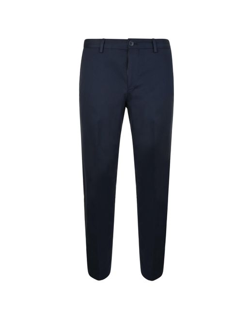 Boss Blue Stanino Slim Fit Smart Stretch Trousers for men