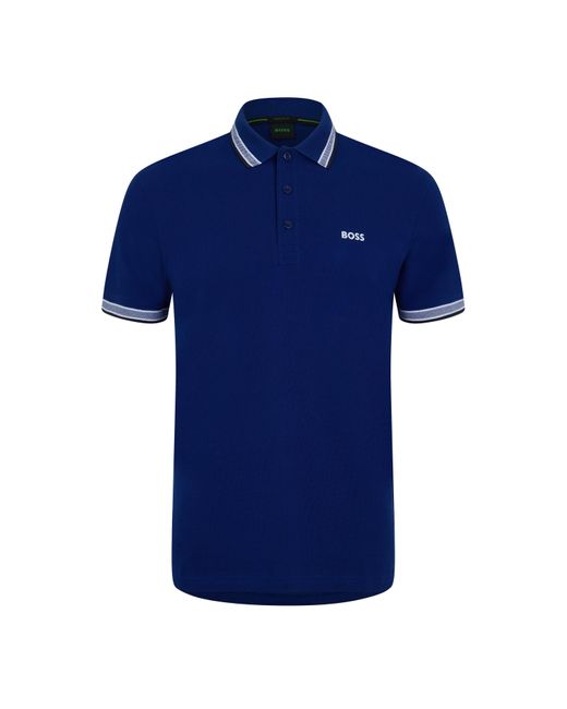 Boss Blue Paddy Polo Shirt for men