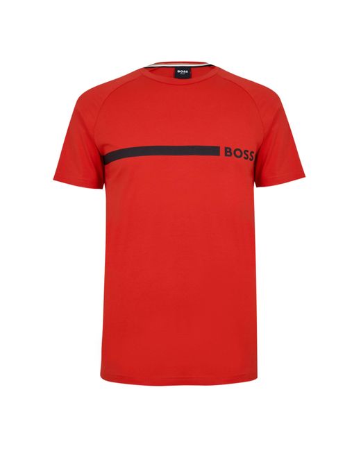 Boss Red Logo Slim T Shirt for men