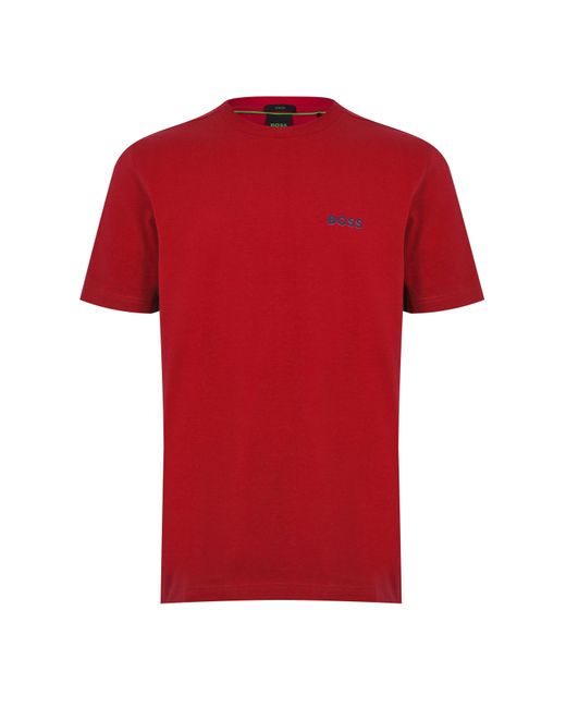 Boss Red Crew Logo T Shirt for men