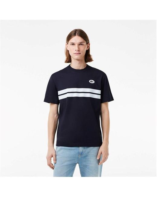 Lacoste Blue Back Print T-shirt for men