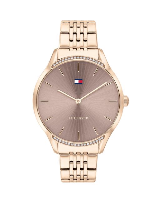 Tommy Hilfiger Metallic Ladies Plated Watch