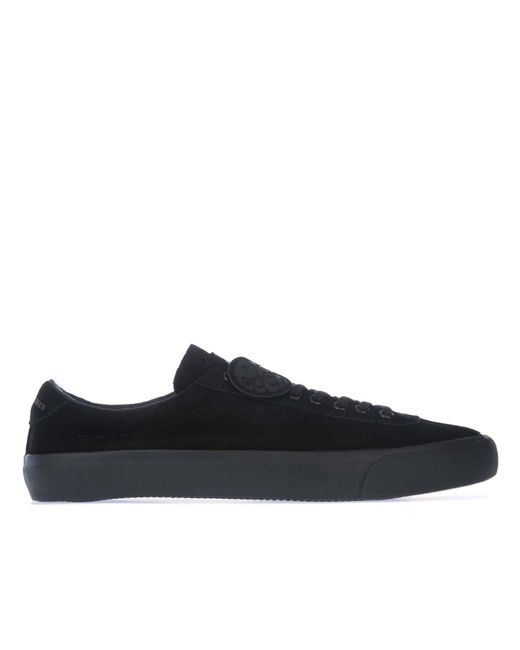 Pretty Green Black Suede Trainers for men