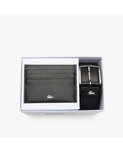 Lacoste Gray Cc + Beltset for men