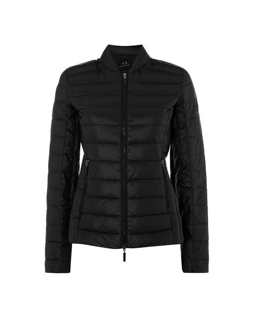 Armani Exchange Black Nylon Down Jacket