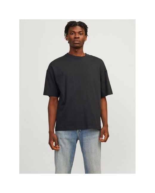 Jack & Jones Black Jormilos Tee Sn99 for men