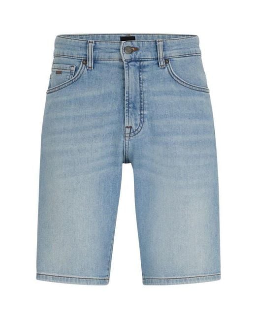 Boss Blue Re.maine-shorts Bc 10253228 02 for men