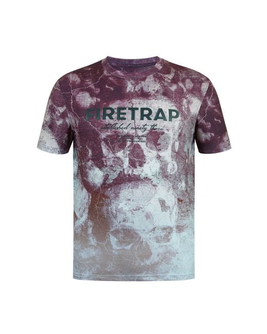 Firetrap Purple Sub T Shirt for men