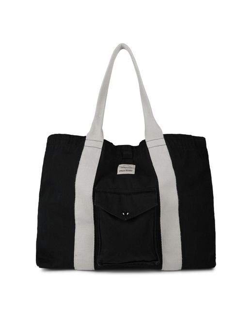 Black beach tote best sale