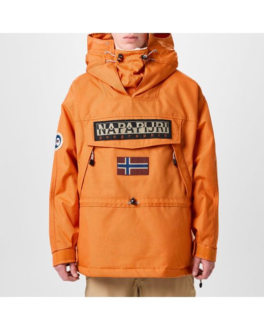 Napapijri Skidoo Jacket in Orange for Men Lyst UK