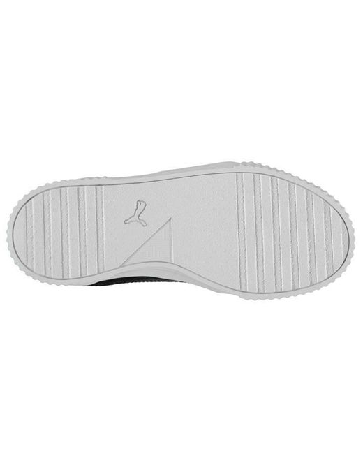 girls black leather trainers