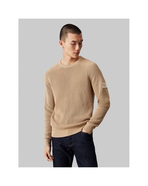 Calvin Klein Natural Badge Easy Sweater for men