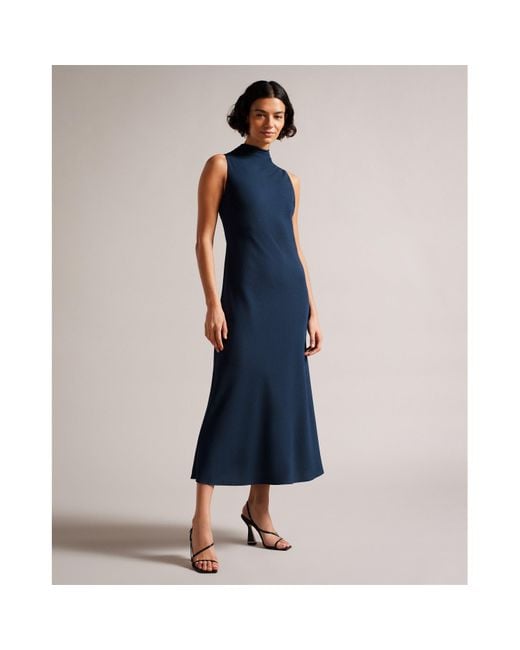 Ted Baker Blue Ted Eleanar Slip Drs Ld99