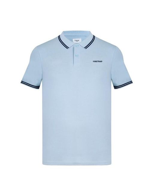 Firetrap Blue Lazer Polo Shirt for men