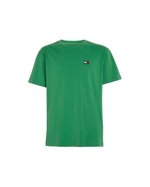 Tommy Hilfiger Green Classic Tommy Small Badge T Shirt for men