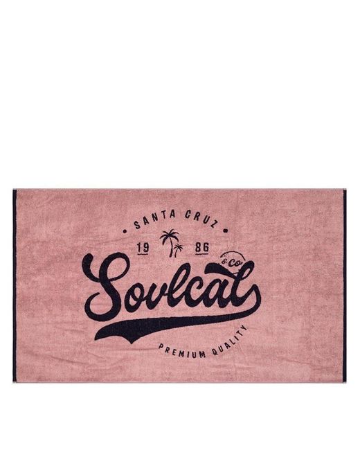 SoulCal & Co California Pink Beach Towel