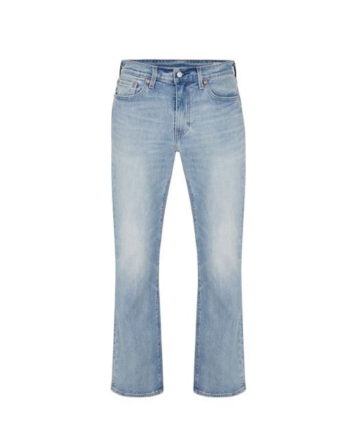 Levi's Blue 527 Slim Boot Cut Jeans for men