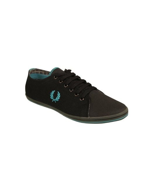 Fred Perry Black Kingston Trainers for men