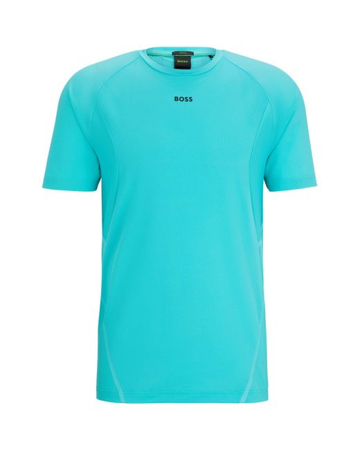 Boss Blue Tee Active 1 10256656 01 for men