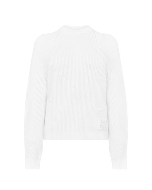 HUGO White Sottavia Jumper