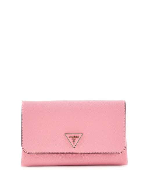 Guess Pink Noelle Clutch Bag