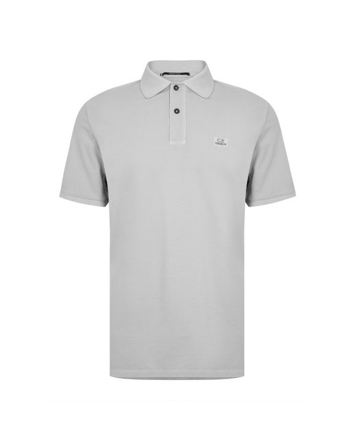 C P Company Gray 24 1 Piquet Polo for men