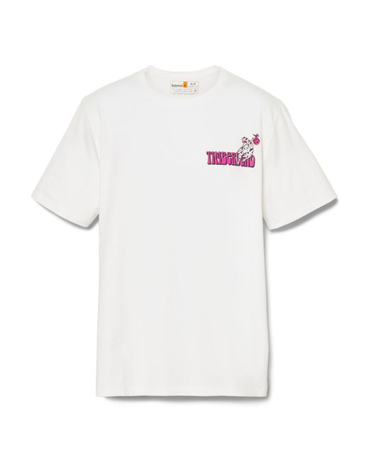 Timberland White Timb High Up Tee Sn32 for men